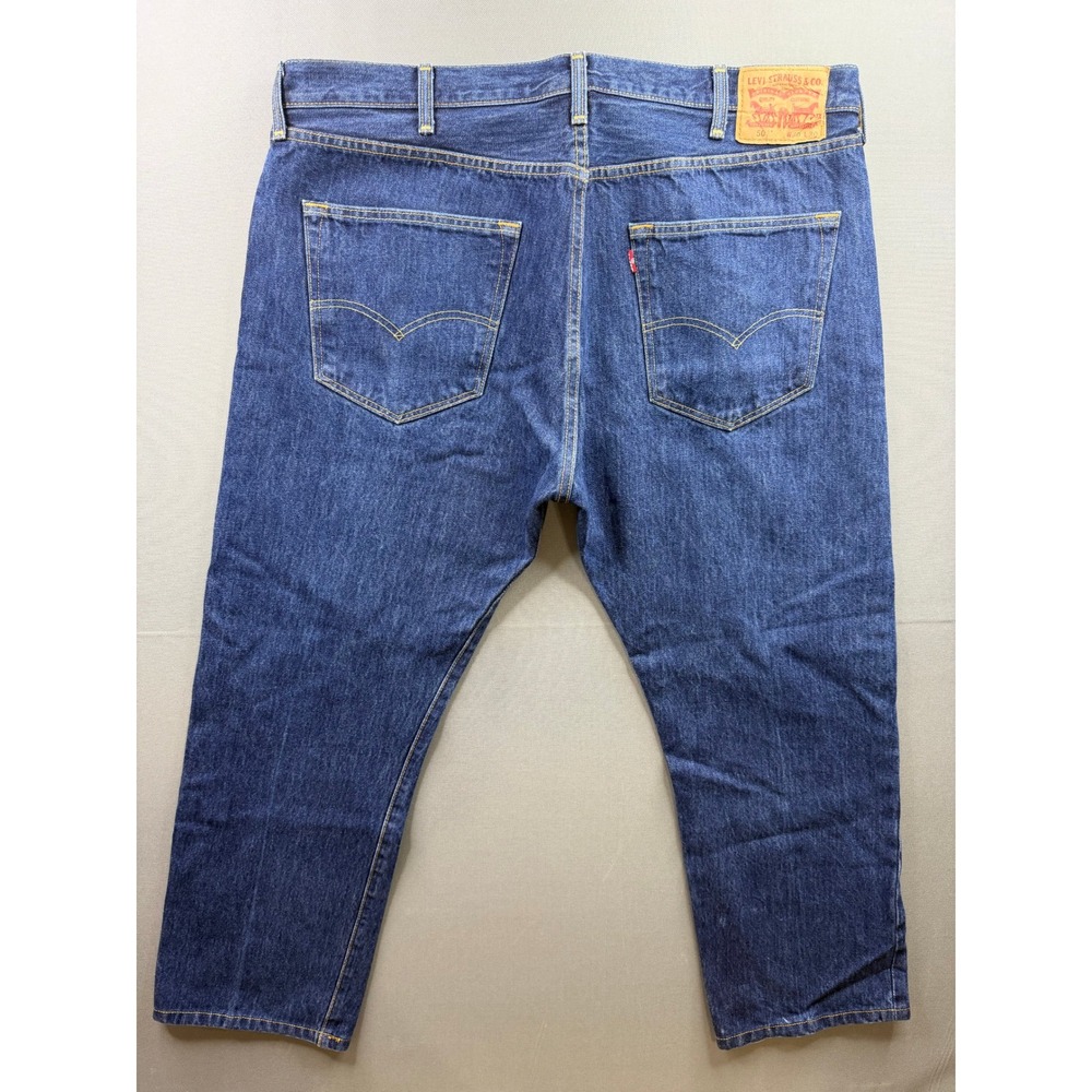 Levi's 501 Original Fit Jeans Mens Blue Straight Leg Button Fly 38x28